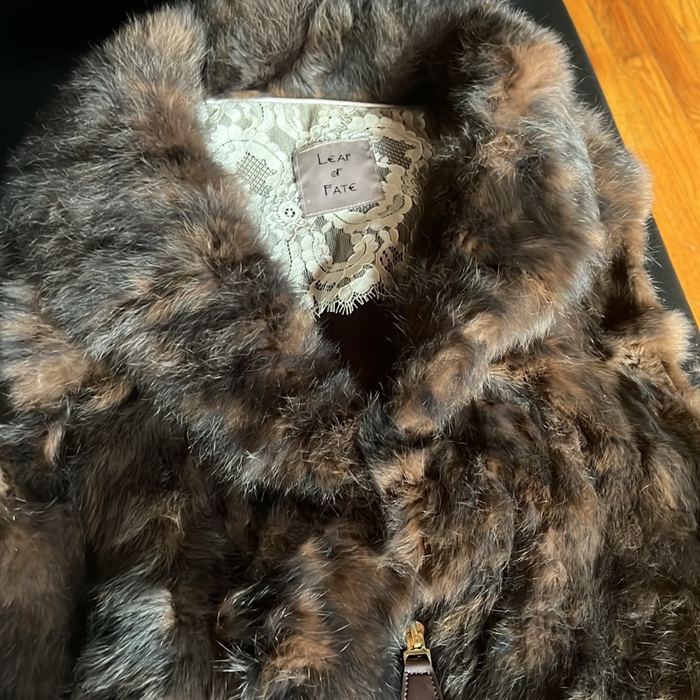 100% Authentic Rabbit Fur Vest Women’s L